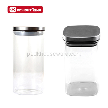 Acessórios de cozinha Honey food storage frasco de vidro